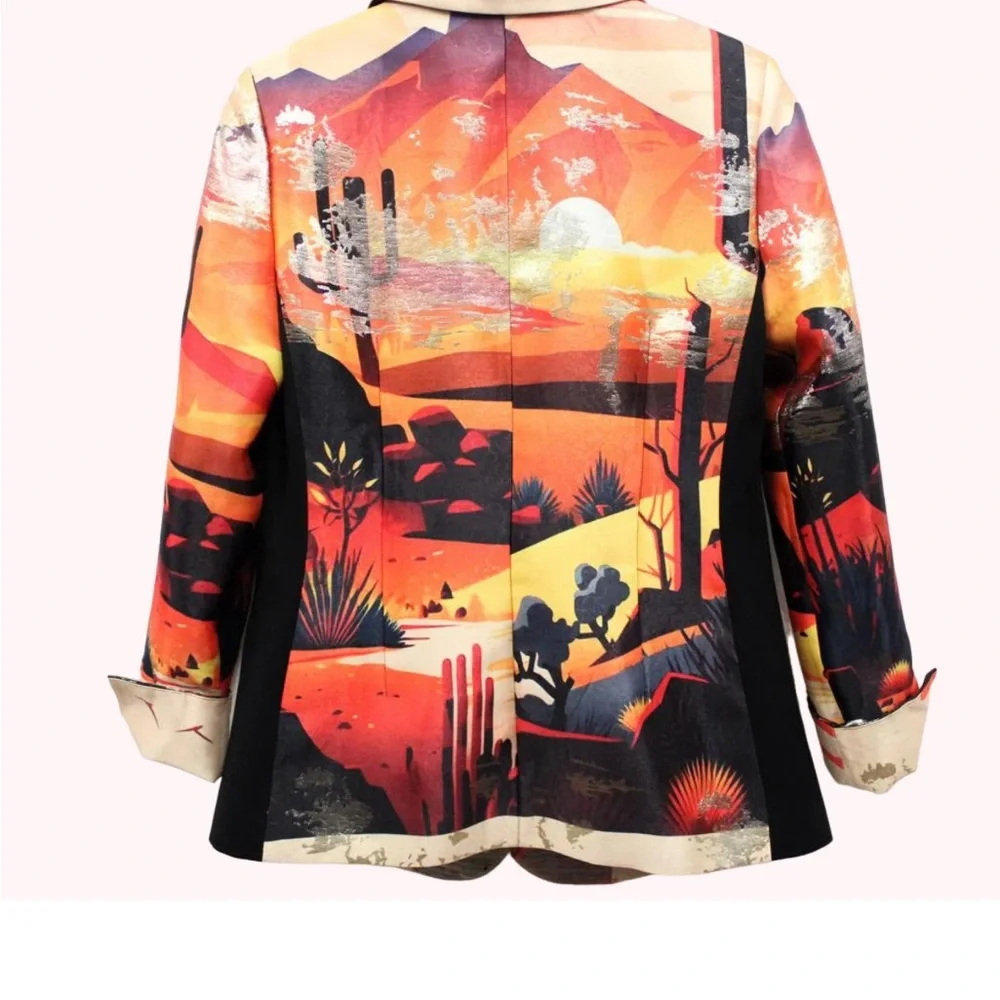 Berek Vibrant Desert Western Blazer - Picture 3 of 3